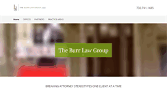 Desktop Screenshot of burrlawgroup.com