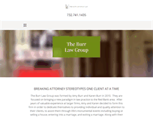 Tablet Screenshot of burrlawgroup.com